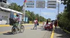 El paso de personas por El Escobal es poco, la calma en esa zona de frontera es contraria al bullicio y desorden que hay en La Parada (Villa del Rosario).