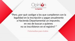 Fotomultas para todos