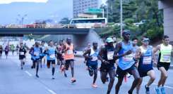 Murió uno de los corredores de la Maratón Medellín./Foto: Colprensa
