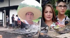 La única sobreviviente de la masacre en Landázuri, Santander./Foto: Vanguardia