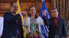 Durante el gobierno del presidente Juan Manuel Santos, Juan Camilo Restrepo estuvo al frente de los diálogos con el Eln, en Ecuador. / Foto archivo Colprensa