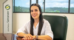 Andrea Serrano Pinto, gerente general de Zona Franca Santander, quien además opera la de Cúcuta. / Foto: Cortesía