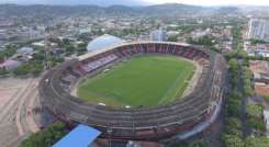 Panorámica actual del estadio General Santander de Cúcuta, escenario que necesita urgente una reparación total.