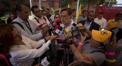 El embajador de Venezuela en Colombia, Félix Plasencia, estuvo en el encuentro binacional de parlamentarios./Foto Juan Pablo Cohen