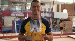 El gimnasta Jossimar Calvo Moreno, se destacó en los XII Juegos Suramericanos de  Asunción 2022, con cuatro medallas.