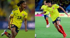 Linda Caicedo y Luis Díaz