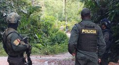 Los investigadores del CTI de la Fiscalía estuvieron hasta las 8:00 p.m. realizando la inspección en Segovia