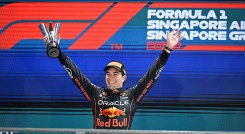 Sergio Pérez, GP de Singapur. 