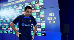 Xavi Hernández, técnico del Barcelona