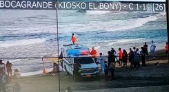 Turista se ahogó en las playas de Bocagrande./Foto: cortesía
