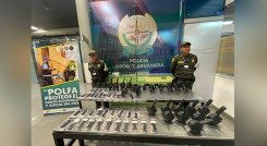 Dejan libre a coronel que fue capturado con armamento en aeropuerto de Bogotá./Foto: Colprensa