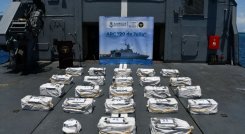Más de 283 kilos de cocaína fueron incautados por la Armada./Foto: Colprensa