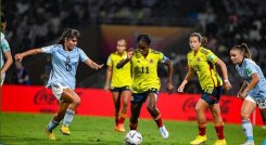 Selección Colombia femenina, juego final contra España./Foto: cortesía