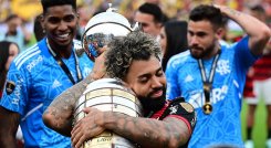El popular Flamengo vuelve a ser el rey de la Copa Libertadores./Foto: AFP