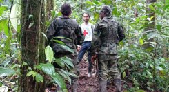 Eln libera a una persona que tenía secuestrada en el Magdalena Medio./Foto: Colprensa