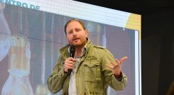 El ‘tiburón’ Mauricio Hoyos  estuvo en Cúcuta. / Foto Cortesía