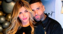 Nicky Jam y la modelo venezolana Aleska Génesis en sus meses de relación.
