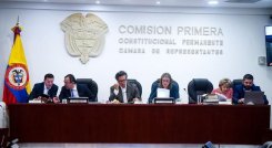 En la Comisión Primera de la Cámara se empieza a discutir la reforma política, en tercer debate./Foto cortesía