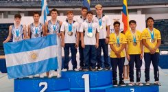 Cucuteños en la selección Colombia de gimnasia. 
