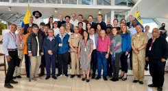 En el Hotel Humboldt, en el Cerro Ávila, en Caracas, Venezuela, el Gobierno de Colombia y el Ejército de Liberación Nacional (ELN) reanudaron oficialmente las conversaciones de paz./Foto cortesía Colprensa
