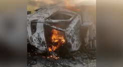 Mueren incineradas dos personas en accidente de tránsito./Foto: Colprensa