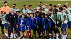 A pocas horas del partido contra Corea del Sur, Brasil se toma las cosas con calma.