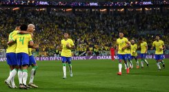Brasil goleó a Corea del Sur en los octavos de final del Mundia