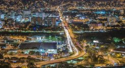 Panorámica de Cúcuta nocturna./Foto archivo La Opinión