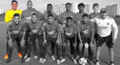 Esteban Gómez, arquero cucuteño con la Selección Colombia. 