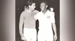 Germán 'Burrito' González y Pelé.