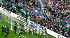 Hinchada Argentina en Catar