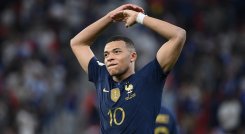 Kilyan Mbappé la gran figura del Mundial de Catar lleva anotados cinco goles con su selección.