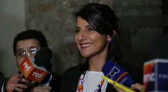Ministra de Minas y energía, Irene Vélez