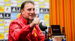 Néstor Lorenzo, técnico de la Selección Colombia. 