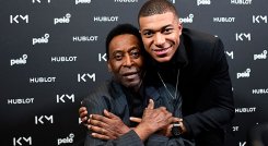 Pelé y Mbappé.