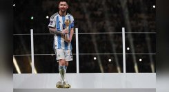 Lionel Messi recibe el Balón de Oro del Mundial de Catar-2022