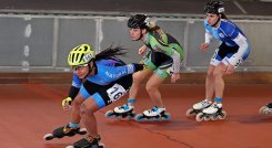 Keily Daniela Delgado es una de las promesas del patinaje femenino.