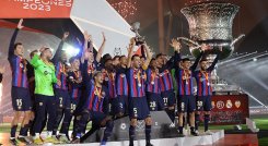 El Barcelona tuvo que esperar dos años para volver a ganar un trofeo.