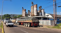 Conductores de carga de alimentos Clap del Táchira exigen el pago de su trabajo. Foto Anggy Polanco/ La Opinión 