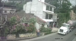 Accidente por una tractomula