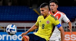 Gustavo Puerta, jugador de la Selección Colombia. 