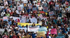 Manifestaciones en Venezuela. 