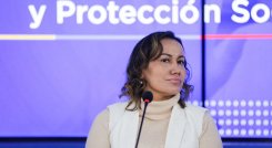 La ministra de Salud, Carolina Corcho, defiende la reforma a la salud que promueve el presidente Petro./Foto archivo