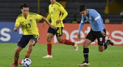 La selección Colombia Sub-20 luchó ante Uruguay, pero el fútbol no le alcanzó para rescatar al menos, un punto.