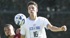 Facundo González, jugador de la selección uruguaya Sub-20 de fútbol.