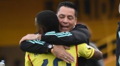 El técnico de la selección juvenil de Colombia, Héctor Cárdenas se mostró satisfecho con el trabajo de su equipo. (Foto Cortesía/FCF).