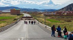 Frontera Perú-Bolivia. / Foto: AFP