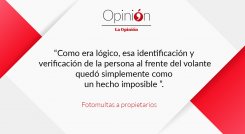 Fotomultas a propietarios