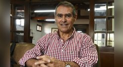 Jaime Buenahora habla sobre su visión de la ciudad y sus eventuales planes electorales./Foto Jorge Gutiérrez-La Opinión