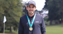 Julián Colmenares Rey, golfista cucuteño. 